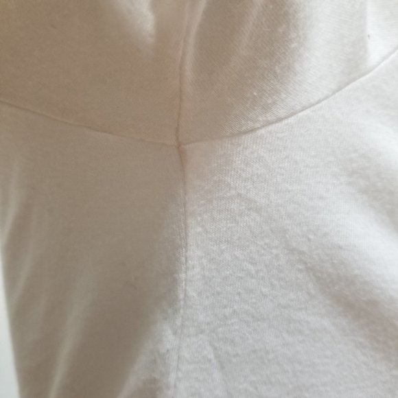 Stranded shirt Small Meowy Christmas cat graphic XMas holiday ringer novelty - Picture 9 of 12